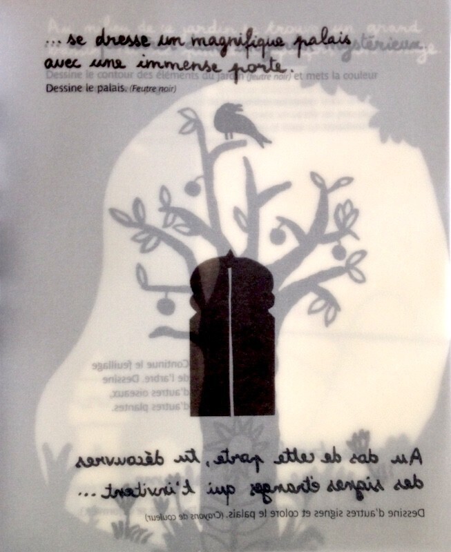 Cahier de gribouilles calques