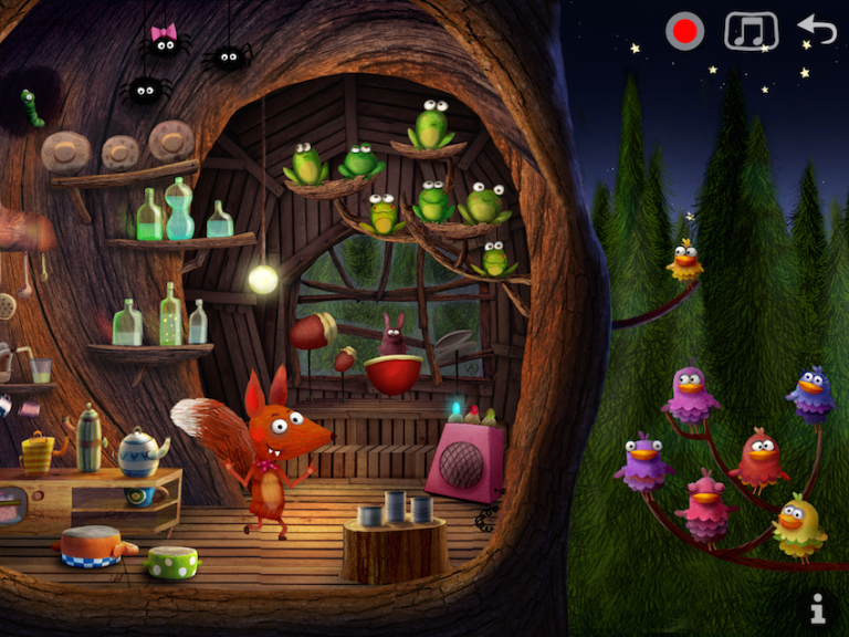 Applications Ipad pour les enfants Grolly, Bonne Nuit et Little Fox