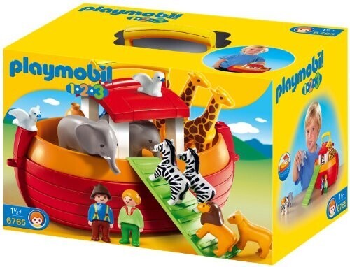 Playmobil 1.2.3 – 6765 – Arche de Noé transportable(1 an et demi +)
