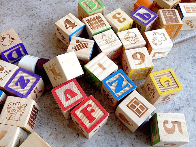 Cubes en bois