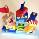 Jouet en bois Bateau pirate