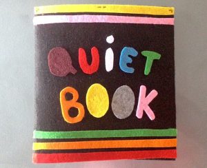 Quiet book et feutrine pour un livre tout doux