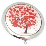 De Luxe Miroir De poche dans métal dans le sac cadeau – 2 modèles disponibles