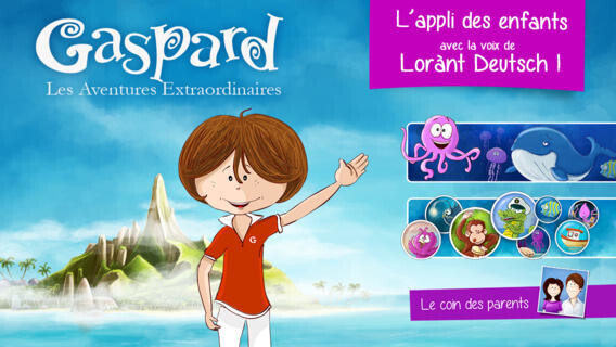 Application les Aventures de Gaspard