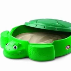 Bac à Sable En Forme De Tortue Paradiso Toys - 114x114x25 Cm, Avec Couvercle - Jeu D'extérieur Pour Enfants - 2