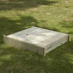 Tp – 292 – Jeu De Sable – Bac À Sable Couvert En Bois