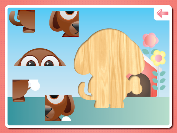 Puzzle singe pour tout-petits