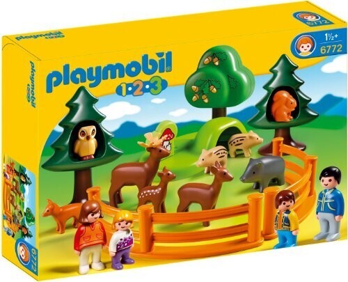 Parc d’animaux et famille Playmobil