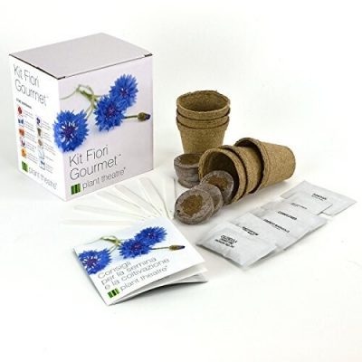 Kit De Culture Fleurs Comestibles - Graines Bio (calendula, Bleuet, Cosmos...) + Terre, Pots - Cadeau éco-responsable Made In France