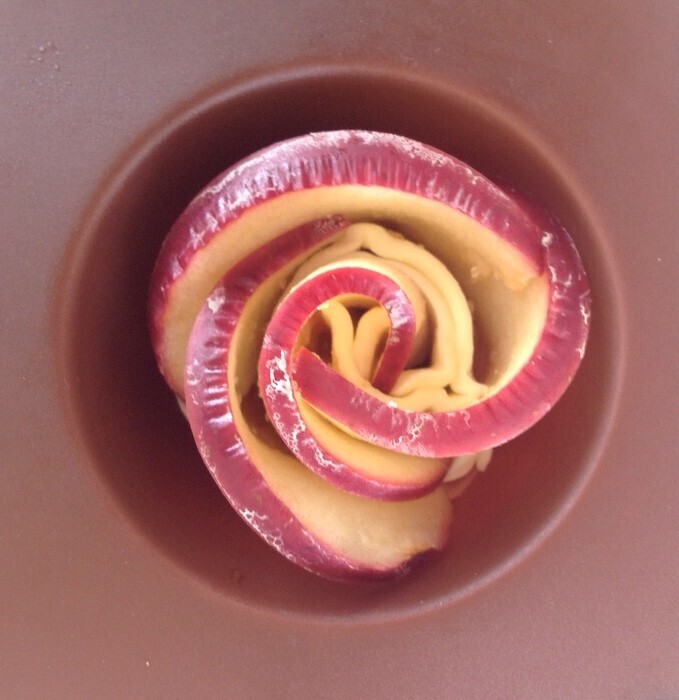 Fleur - tartelette aux pommes