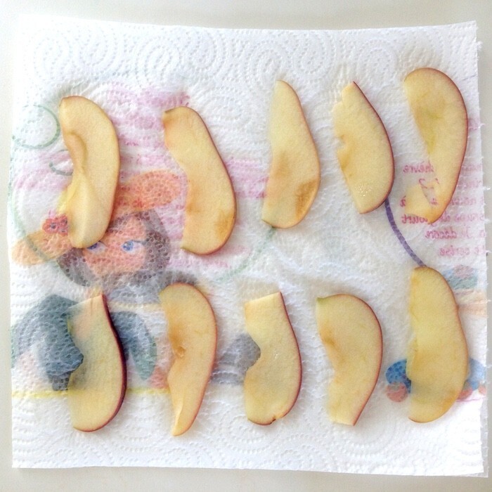 Quartier de pommes
