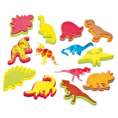 Lot de 10 Tampons Dinosaures