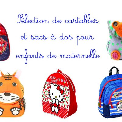 Des cartables et sacs à dos rigolos pour les enfants de maternelle