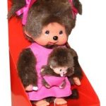 Peluche Kiki maman avec enfant