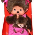 Peluche Kiki maman avec enfant