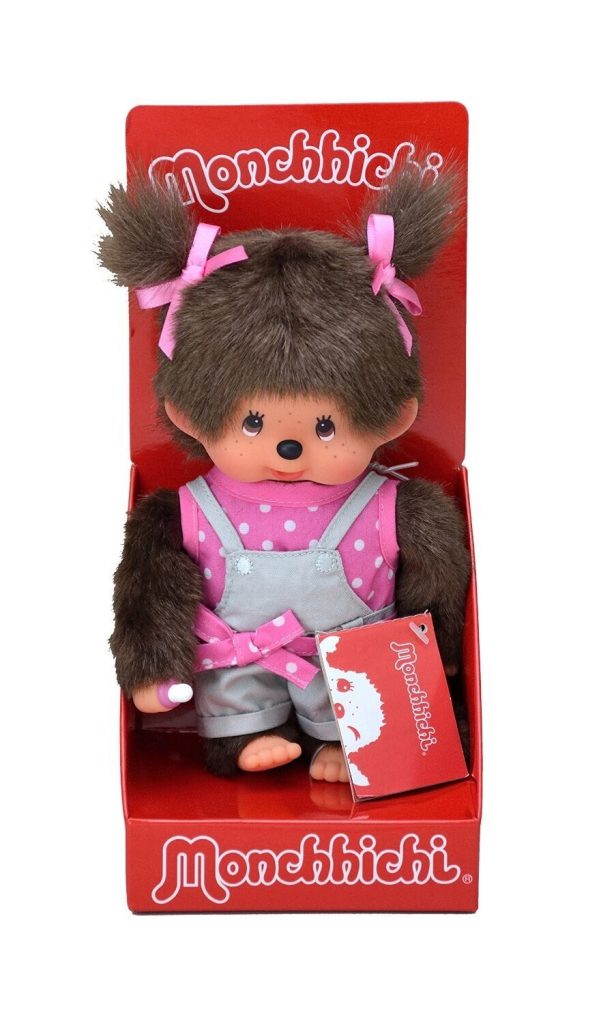 Peluche Kiki fille salopette