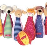 Jeu de quilles en tissu