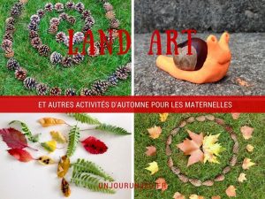 Land art avec les enfants de maternelle