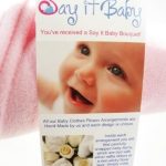 Bouquet de layette traditionnelle rose