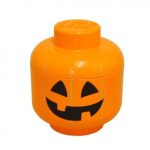 Tête de Rangement Lego Citrouille