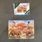 busy bag mini puzzle dinos