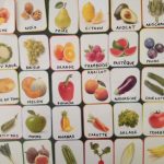 cartes de nomenclature fruits et legumes