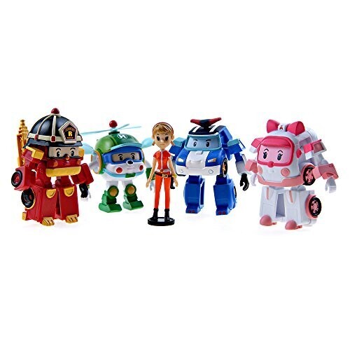 Robocar Poli – Pack De 5 Figurines