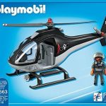 Hélicoptère Avec Policier