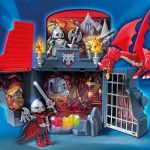 Chevaliers et dragon transportable