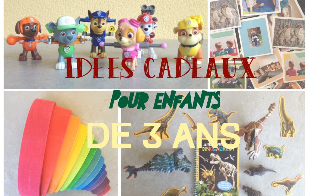 Cadeaux de Noël : des idées pour enfants de 3 ans - Un jour un jeu