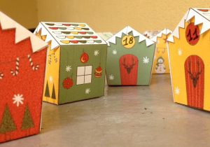 Petites maisons pour mon calendrier de l’Avent