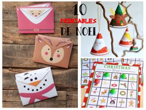 10 printables gratuits pour préparer Noël