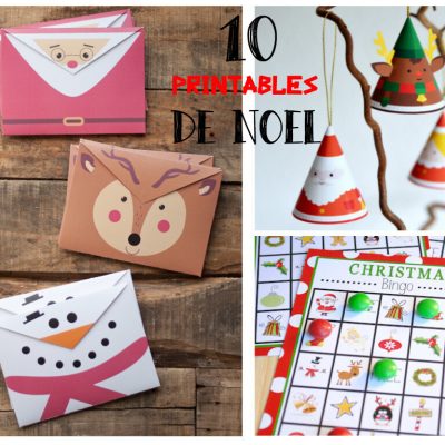 10 printables gratuits pour préparer Noël