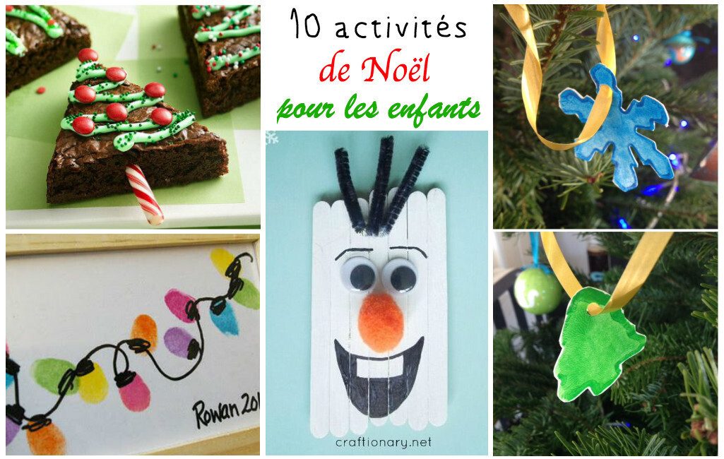 10 activités pour préparer Noël - Activités manuelles de Noël