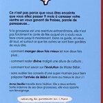 LA GROSSESSE DES PARESSEUSES