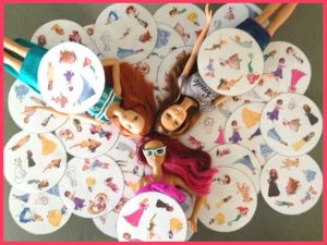 Le jeu des doubles princesses à imprimer