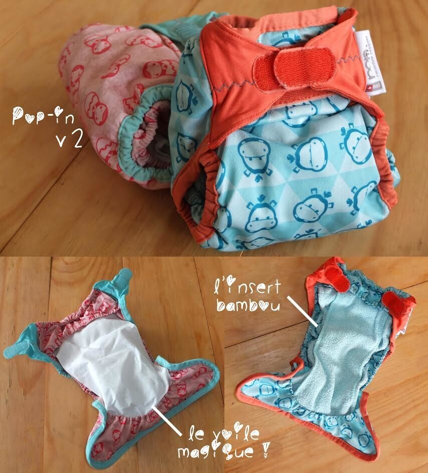 Couche lavable pop-in