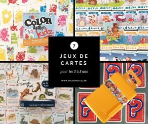 7 jeux de cartes indispensables pour les 3 à 5 ans