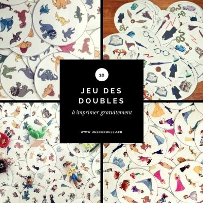 10 versions du jeu des doubles à imprimer gratuitement