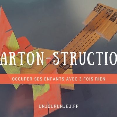Carton-struction ou comment occuper ses enfants avec 3 fois rien