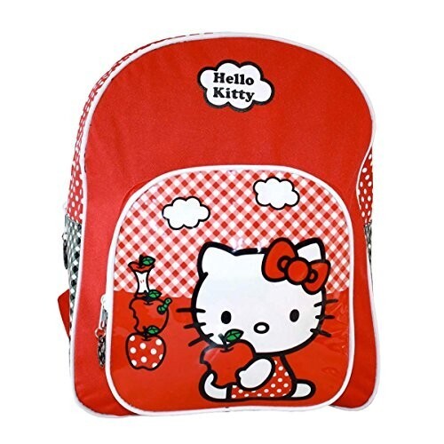 Sac à dos maternelle Hello Kitty rouge