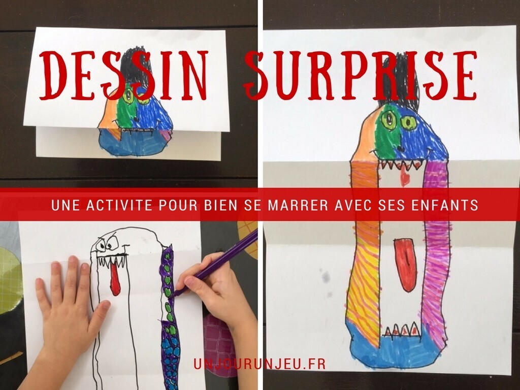 Dessin Surprise Pliage A Imprimer