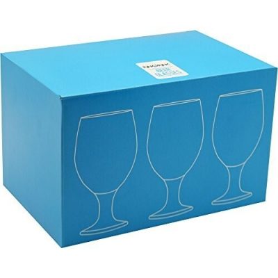 COKTIK Lot De 4 Grands Verres à Bière Lourds Avec Poignée - 414 Ml - Verres Classiques