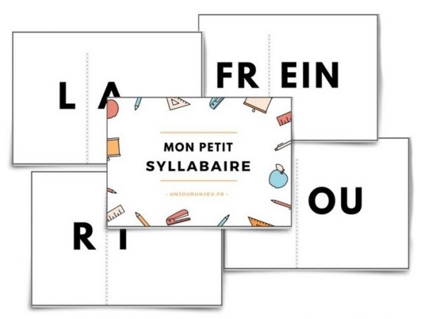 Petit livret à imprimer pour s'amuser avec les syllabes