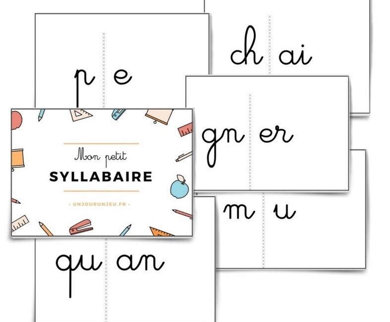 mon petit syllabaire lettres cursives