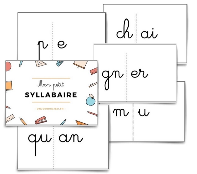 Petit Livret A Imprimer Pour S Amuser Avec Les Syllabes