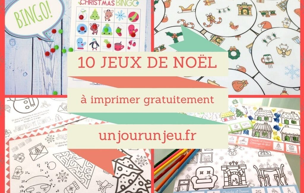 10 activités de Noël à imprimer gratuitement pour amuser vos enfants