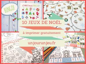 10 activités de Noël à imprimer gratuitement