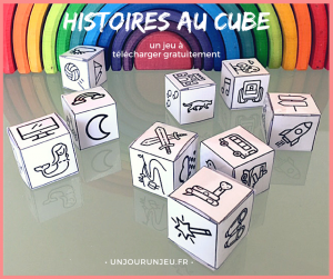 Histoires au cube, un jeu pour inventer des milliers d’histoires !