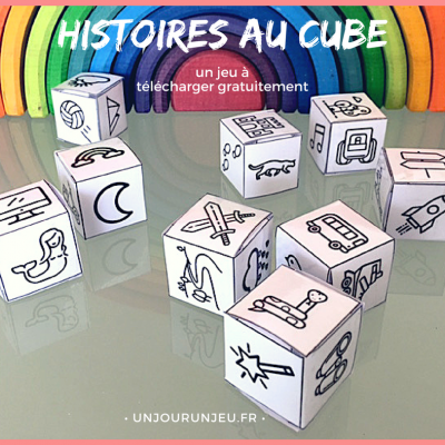 Histoires au cube, un jeu pour inventer des milliers d&rsquo;histoires !